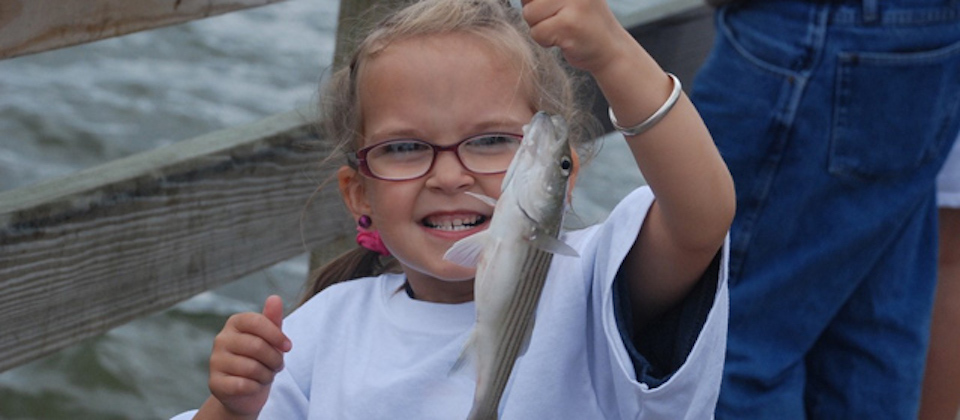 girl with fish