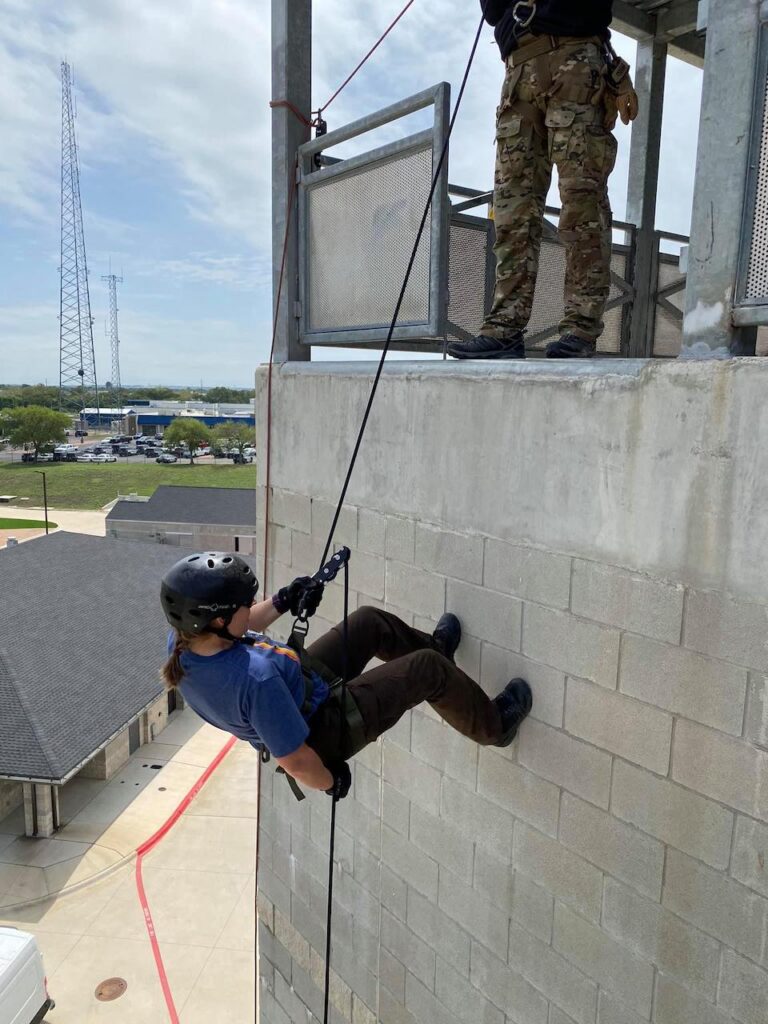 Back the Women in Blue repelling