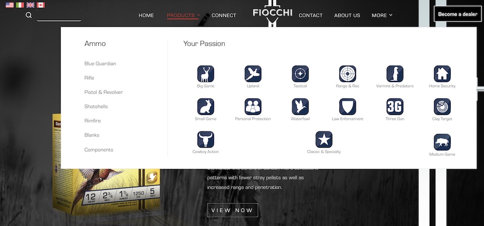 Fiocchi Product List