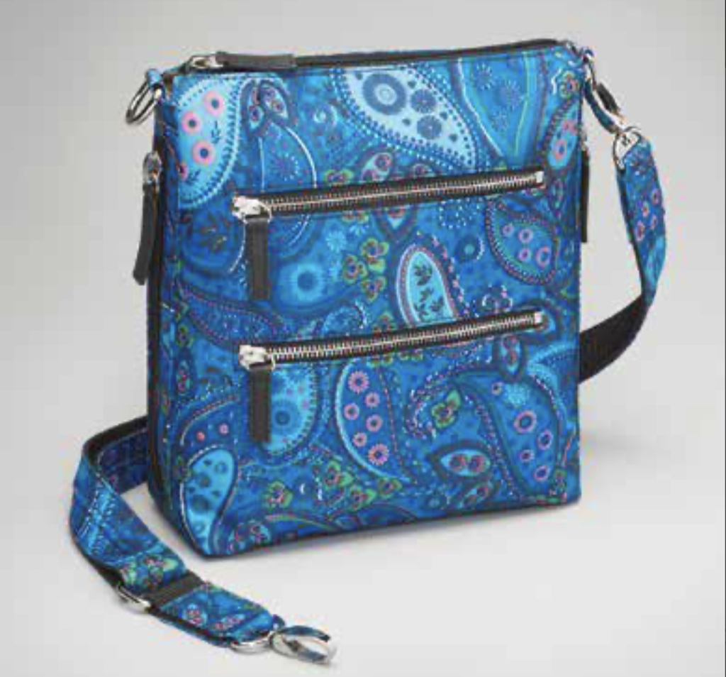 GTM-MF:20 PAISLEY BLUE X-BODY FLAT SAC