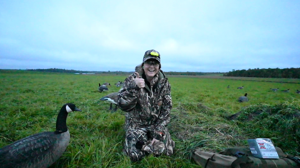 Goose Blind hunting