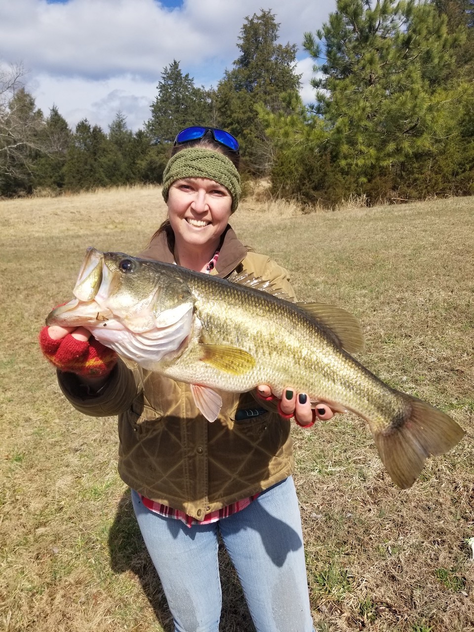 Kate Ahnstrom large mouth bass