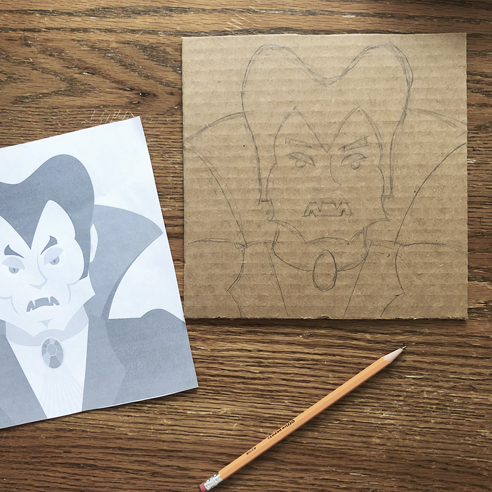 Sketching Dracula