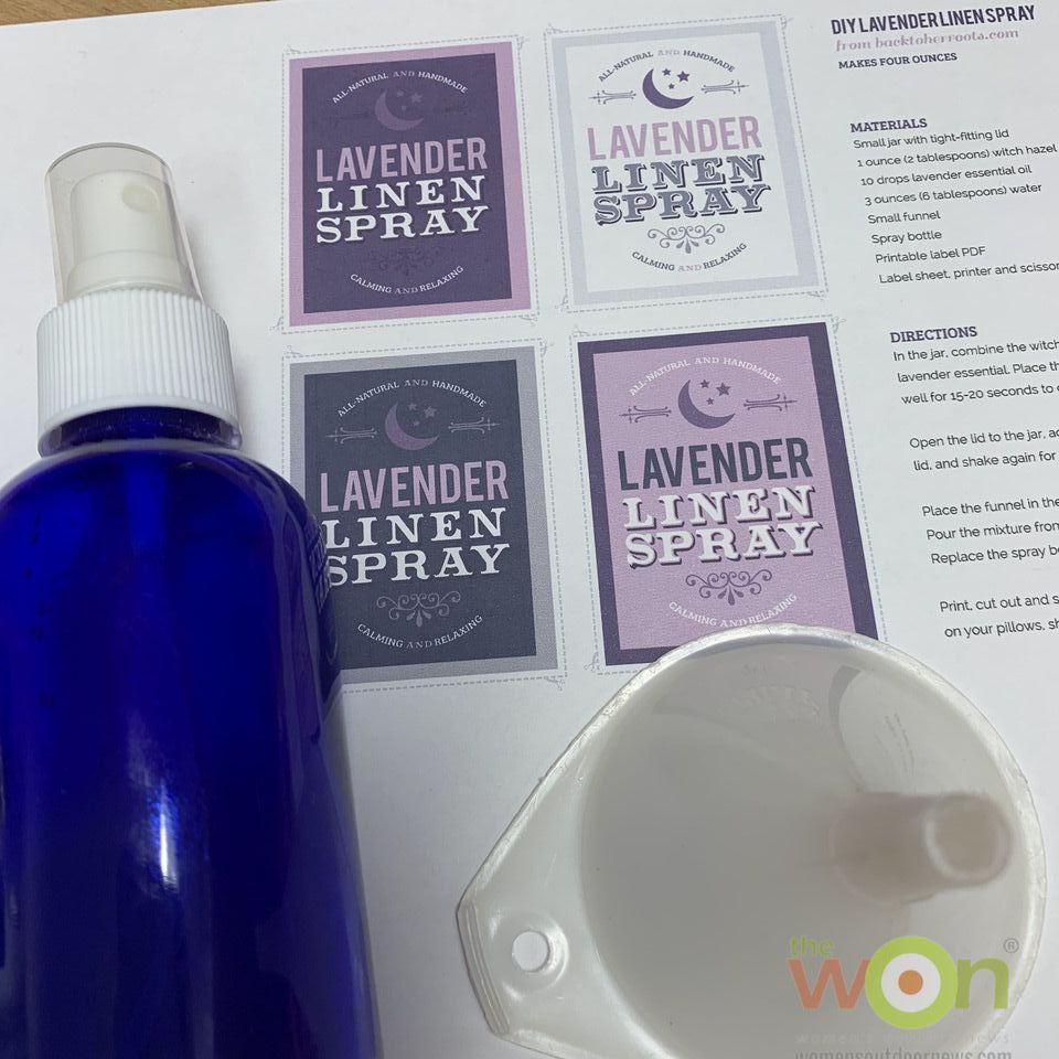 Homemade Lavender Linen Spray