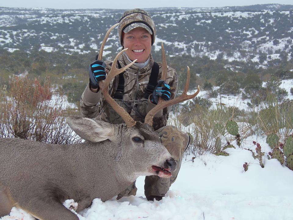 Carly Brasseux Hunting