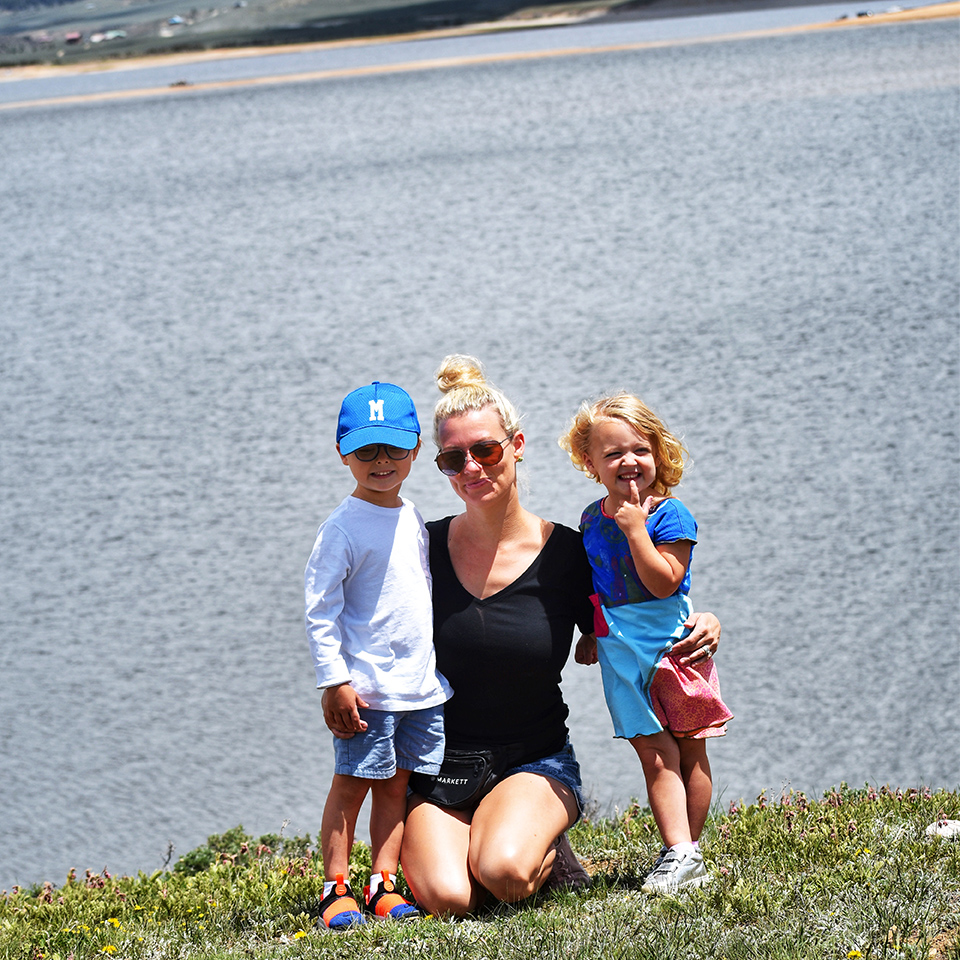 Carly Brasseux with her children