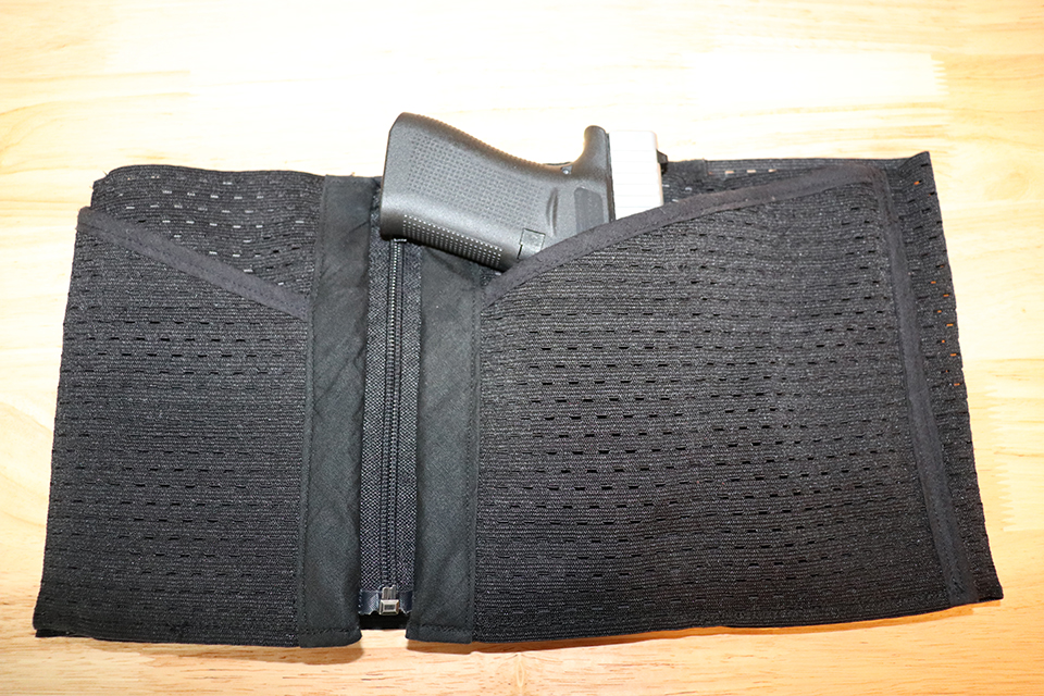 GLOCK43X inside belly band holster