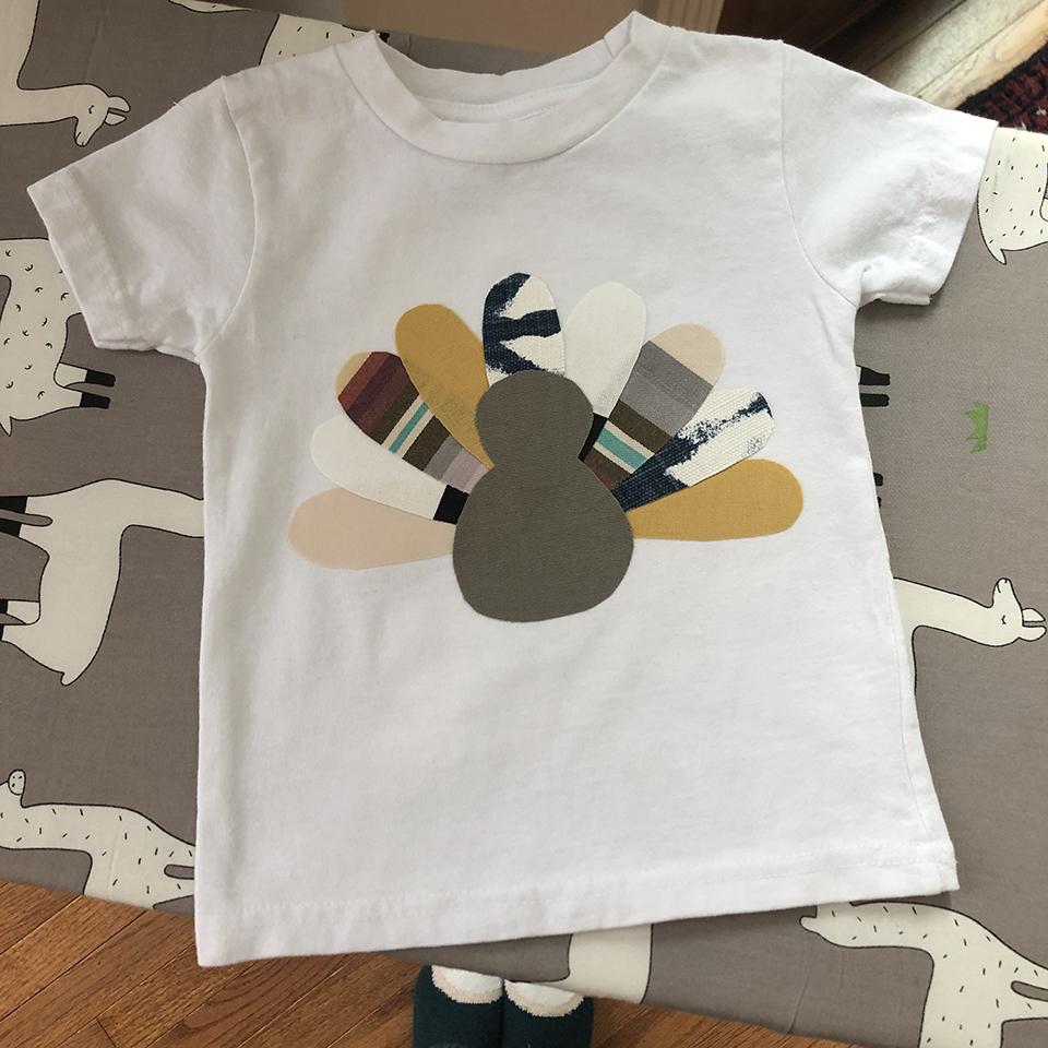 Turkey tshirt after ironing