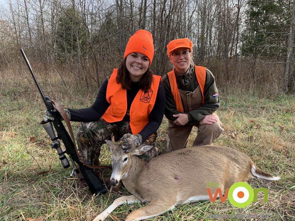 Babbs and Hannah Kelly ruger whitetail success