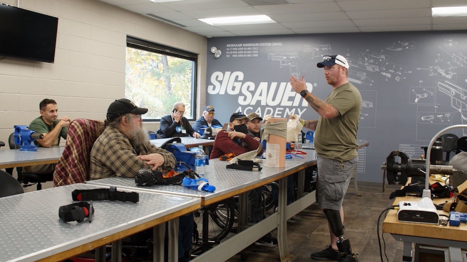 David Taylor instructing Stop the Bleed course