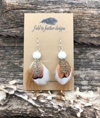 Feature Field to Feather Design earrings