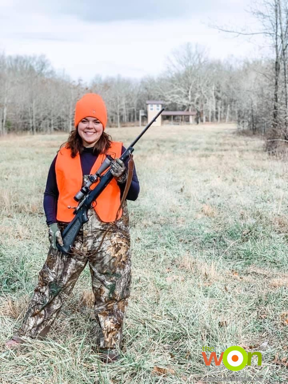 Hannah and her Ruger M77 Mark 2 Whitetail Success hunt
