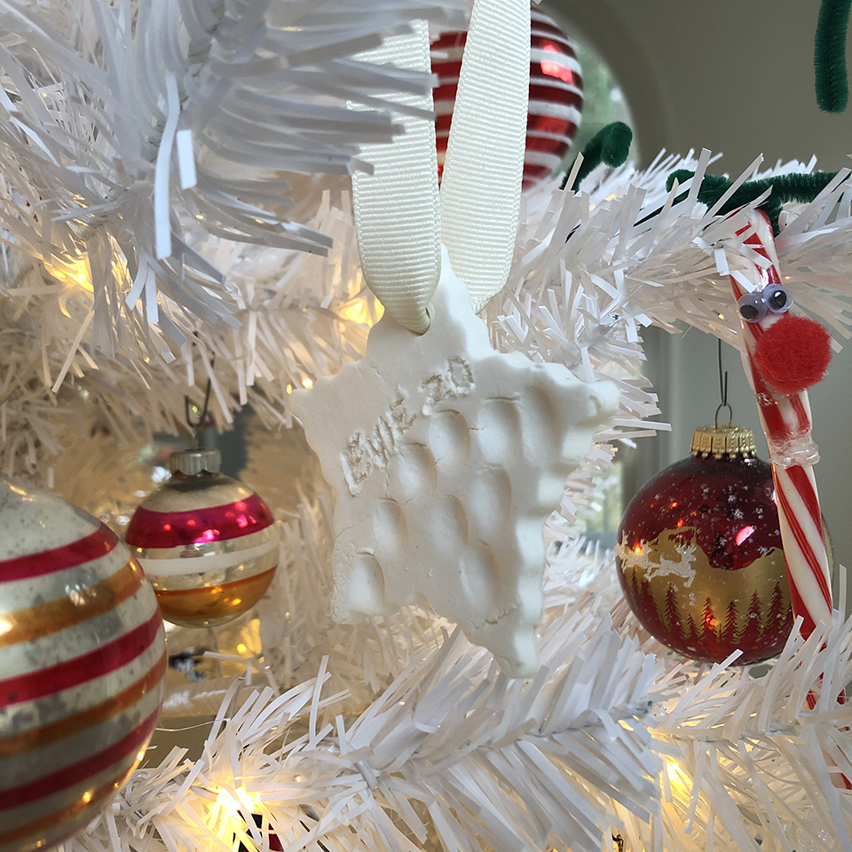 Salt Dough Ornament Close Up