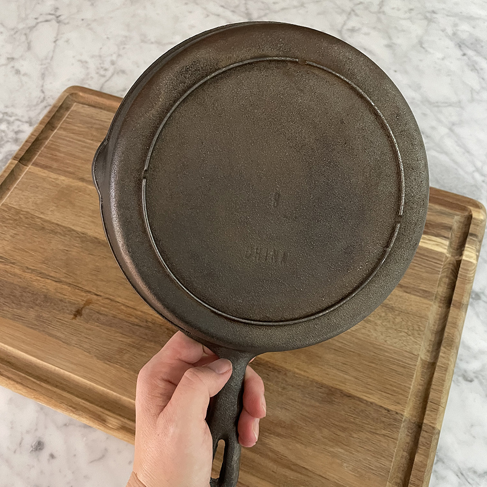 DIY Old Cast Iron Skillet Rehab