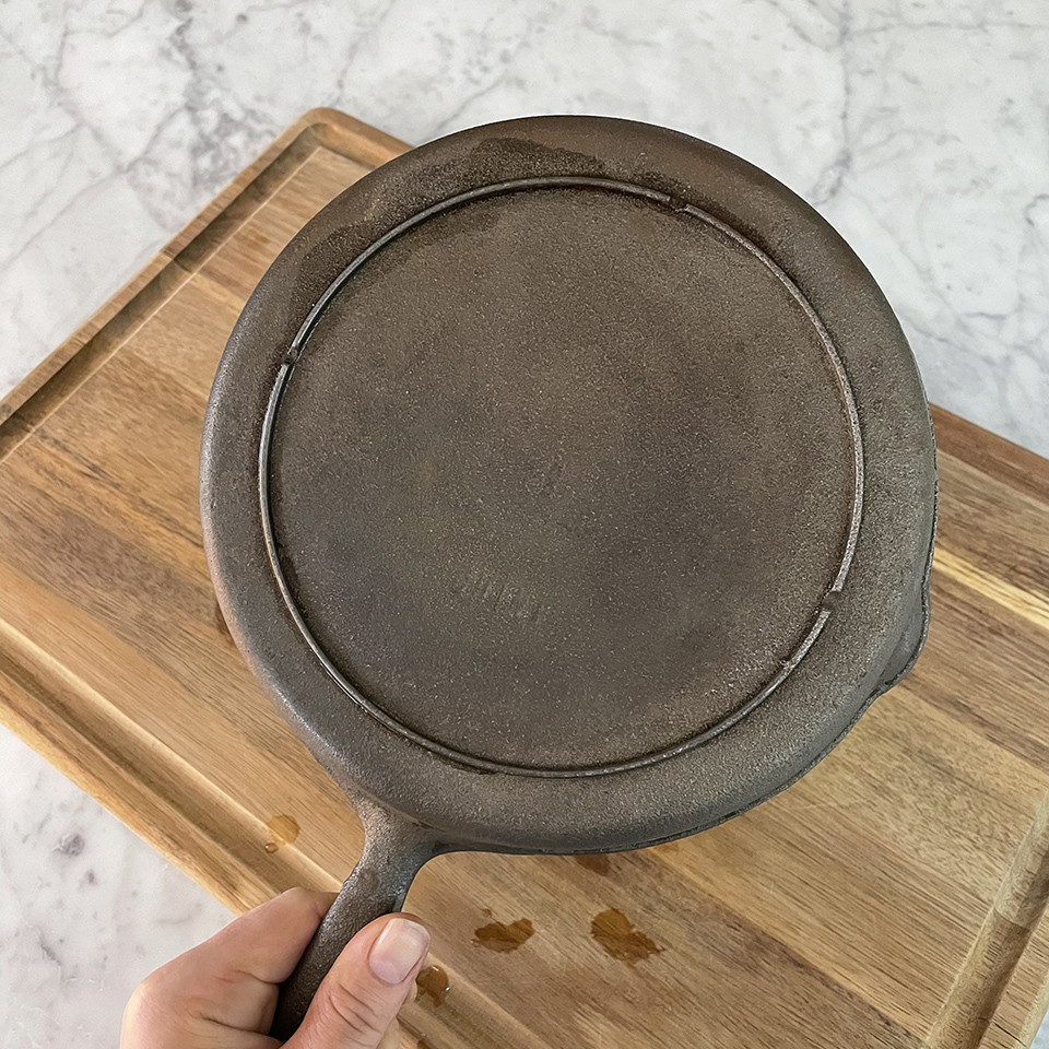 DIY Old Cast Iron Skillet Rehab