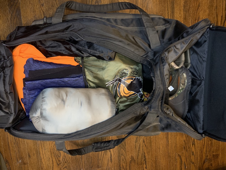 DSG Outerwear Luggage Gear Packed