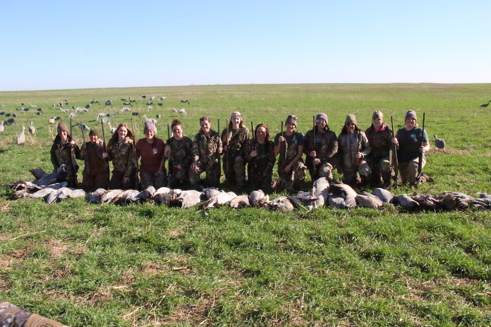 Sandhill Crane Hunt Wander Woman