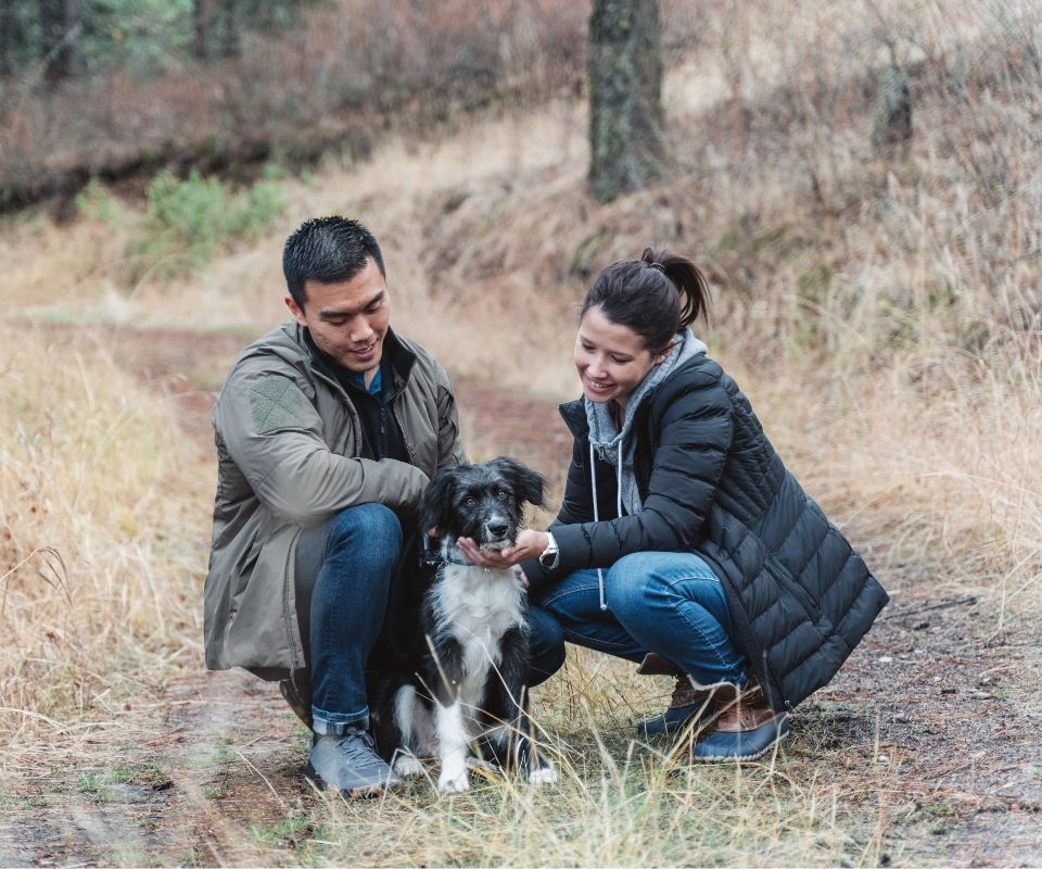 couple posing in woods Sweet Gifts for Your Sweetheart