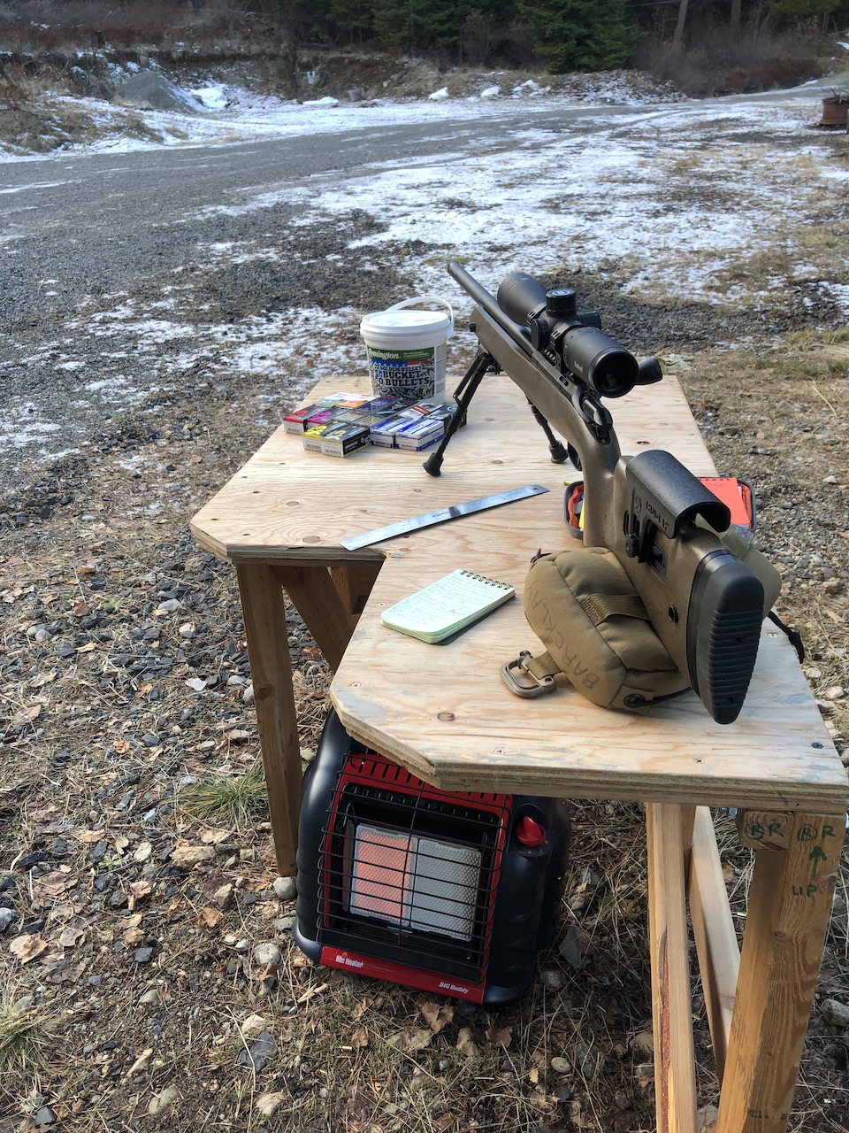50 yd Initial tests of 12 different match loads Ruger American Rimfire Long Range Target Rifle
