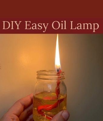 DIY Oil Lamp feature