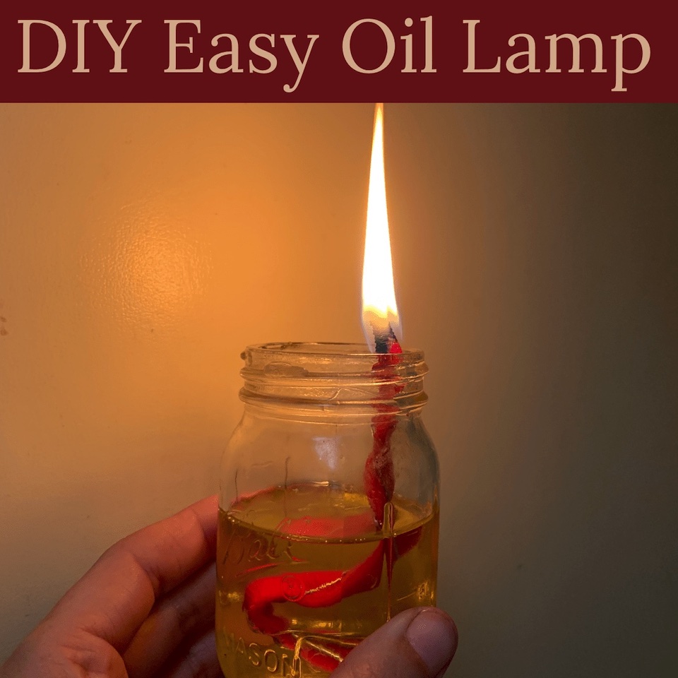 Rogue Preparedness: Easy DIY Oil Lamp