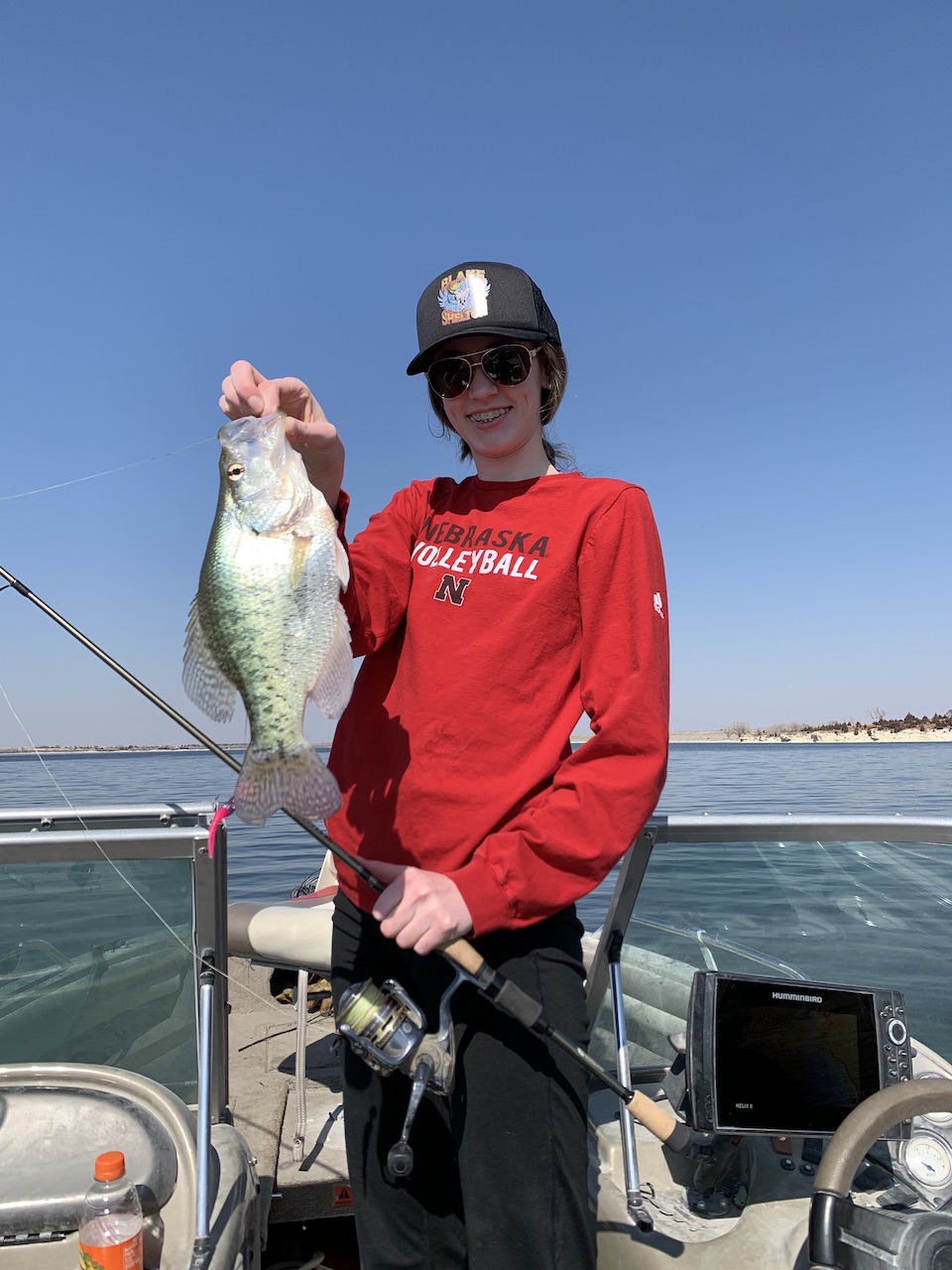Cappi Hoeting with crappie