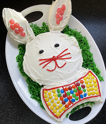 Easter Bunny Cake Feature.