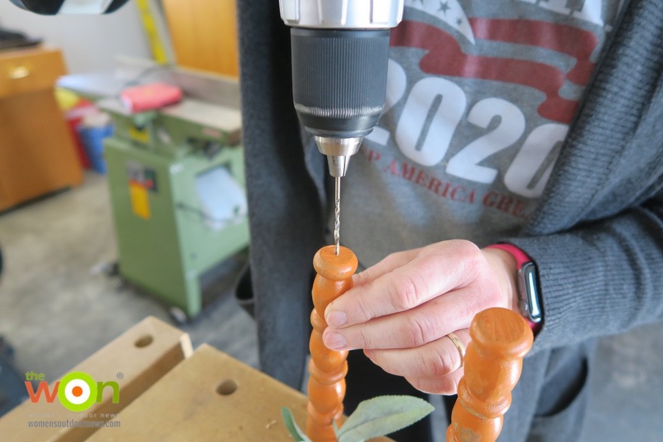 drilling the spindle carrots