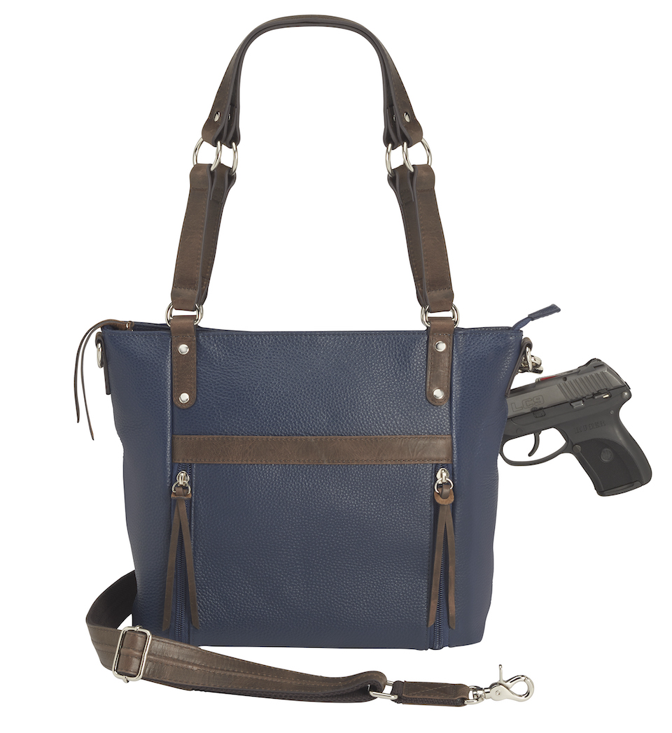 GTM-122-indigo-front-Wgun Concealed Carry Purse