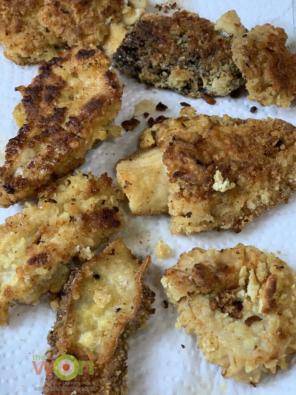 Morels on a plate from Morel Mushrooms Recipe