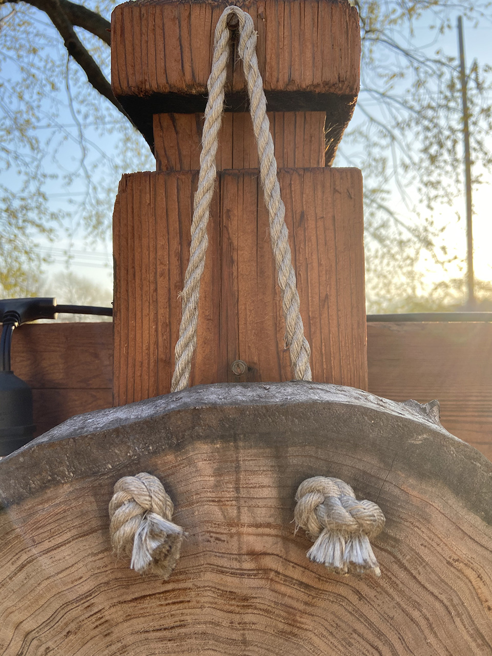 Rope Detail Hanging Bird Rock Craft Jessica White