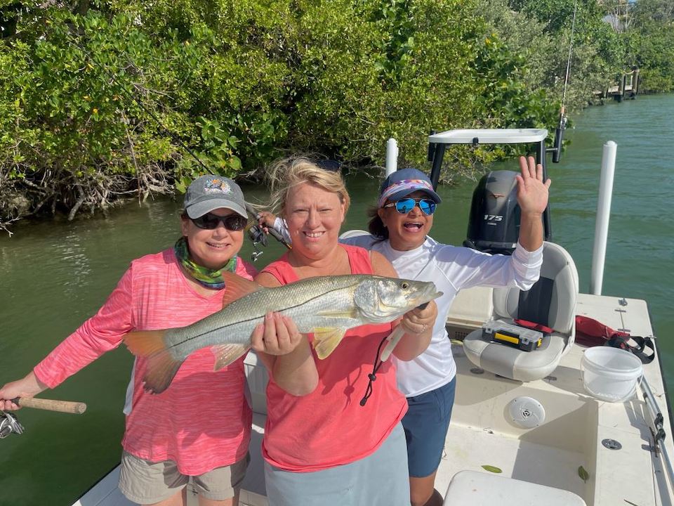 Snook Ladies, Let's Go Fishing Gulf Coast University: