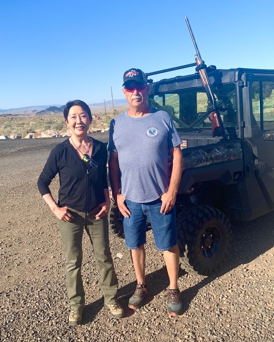 Vera with instructor Richard Tillett, Hurricane, Utah 5:2021