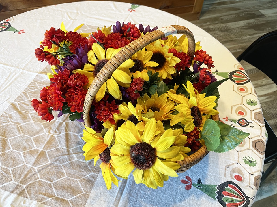 Yard sale flowers