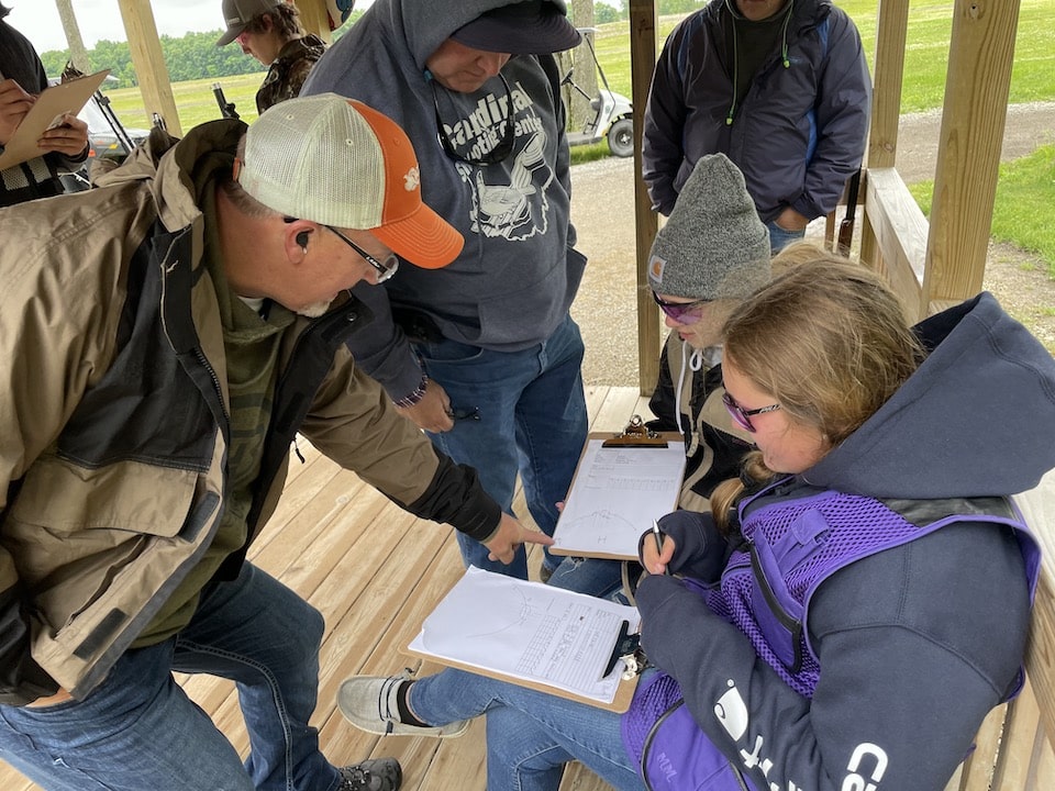 Dave teaching Olympic & Sporting Clays Development (OSCD) Camp