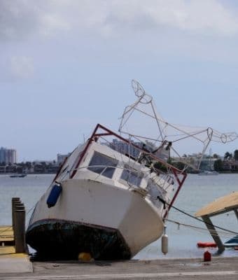 Hurricane season boat feature