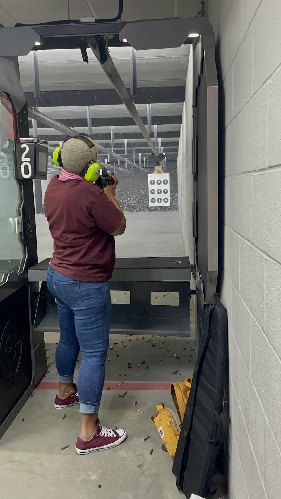 Kathryn at the range