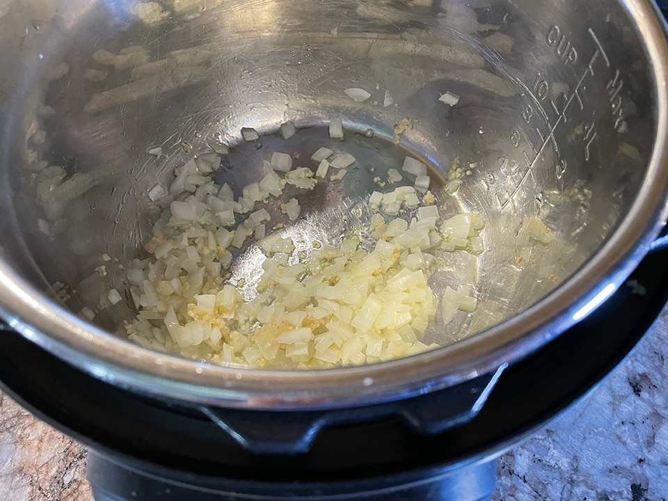 Sauté Onions and Garlic