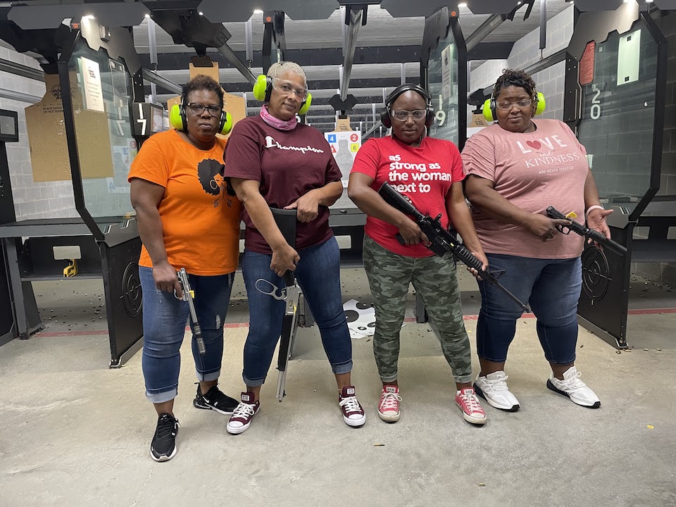 Sisters at the range