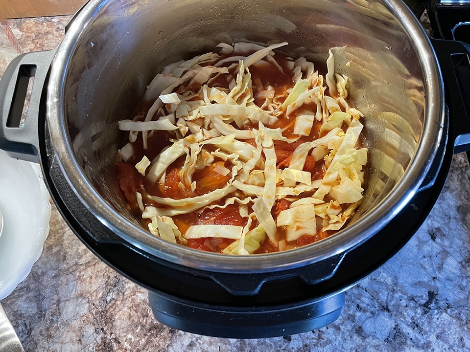 Starting the Cabbage Roll Sauce