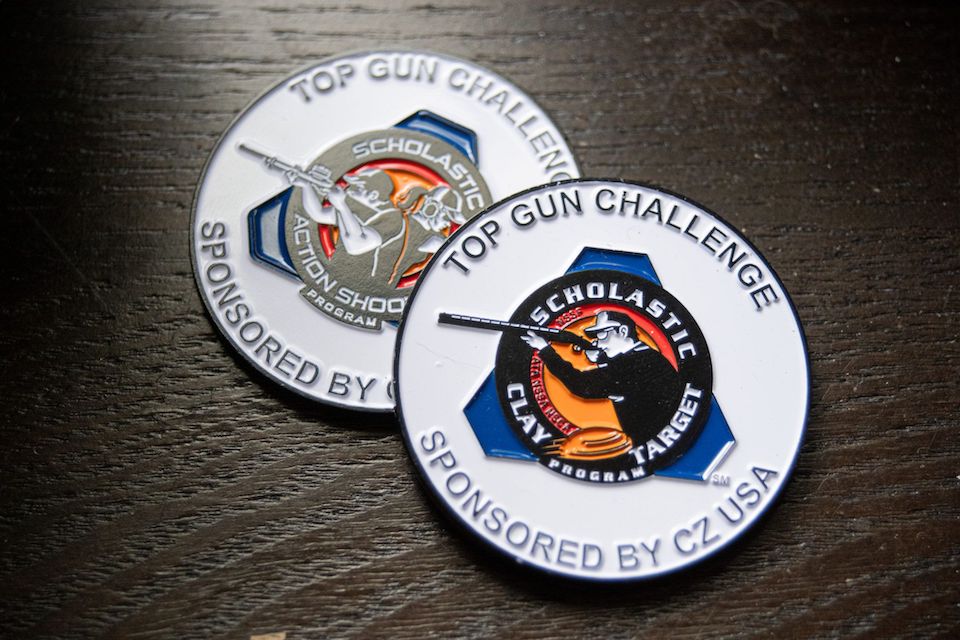 Top Gun Challenge coins SCTP National Championships