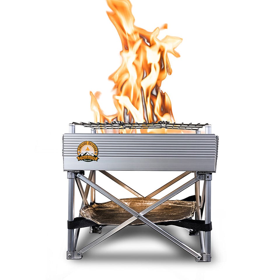 Trailblazer 2-in-1 Portable Fire Pit and Grill (MSRP $109.95)