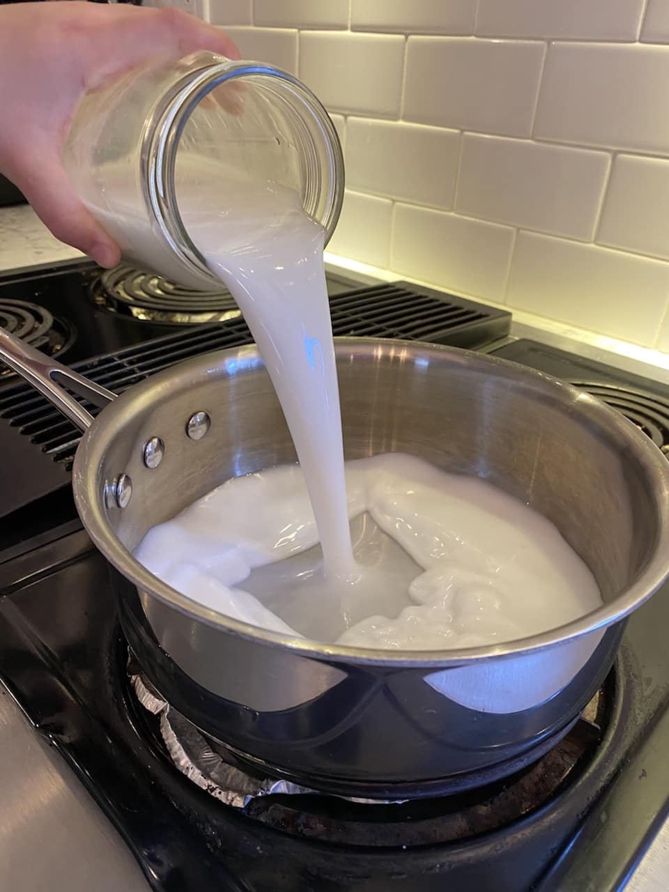 Preparing Coconut Milk