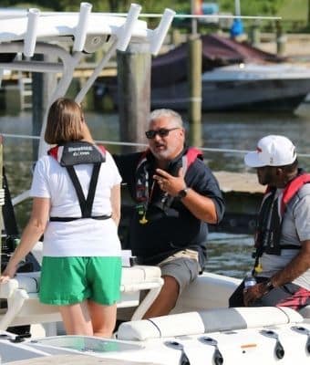 on water boat training Feature