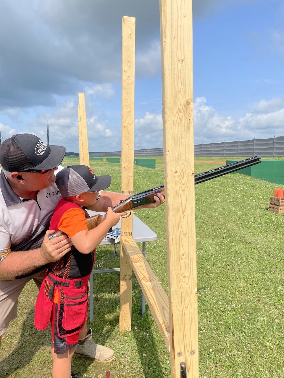 young boy shooting