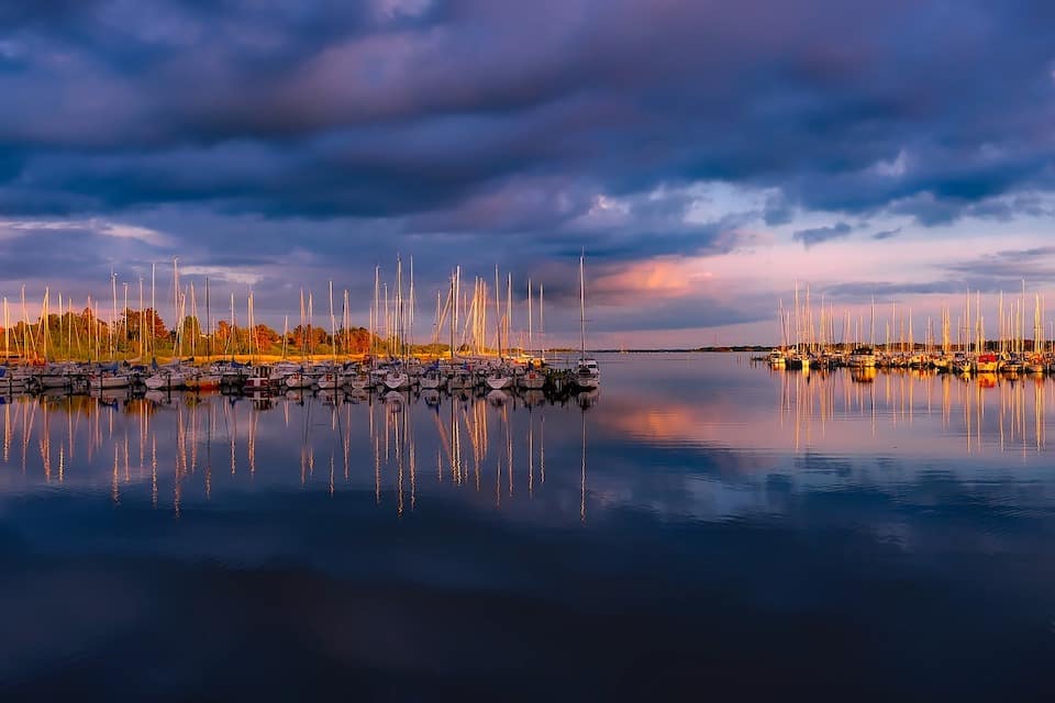 Fall Sailboats