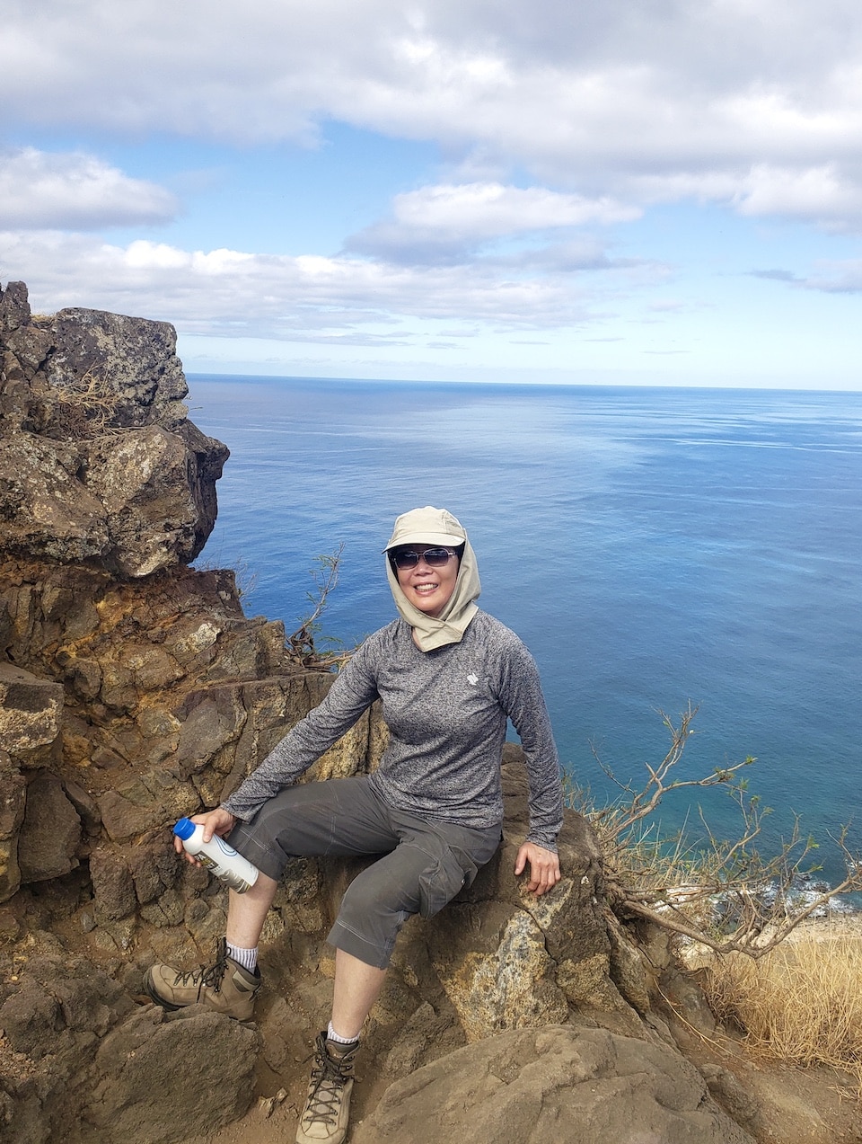 Got to rest before going back down Lanikai Pillbox Hike