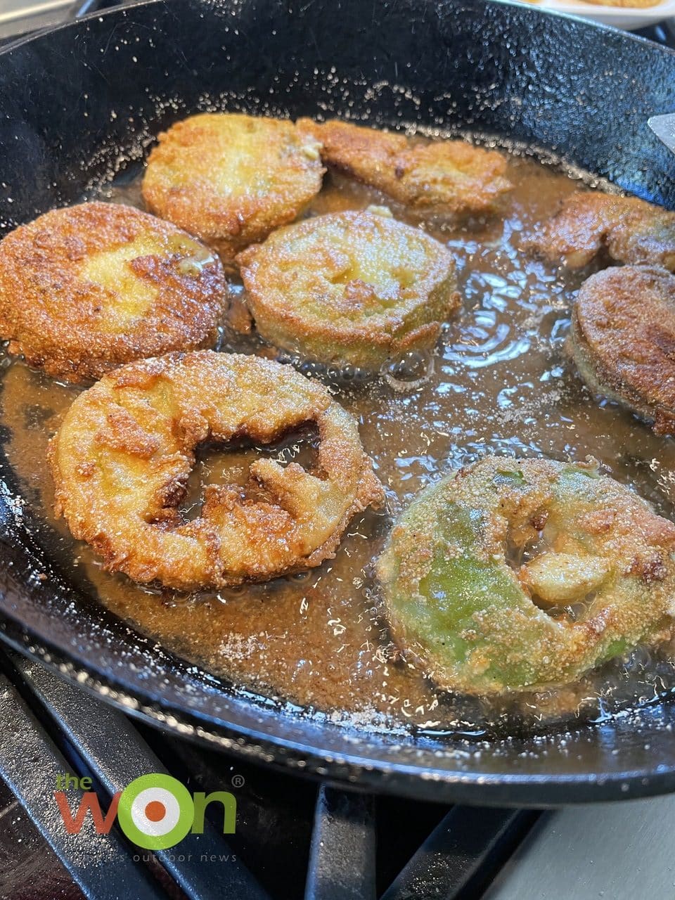 Paula Deen fried green tomaotes