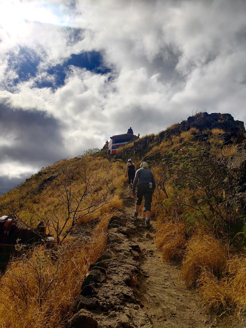 This is supposed an easy hike?  Lanikai Pillbox