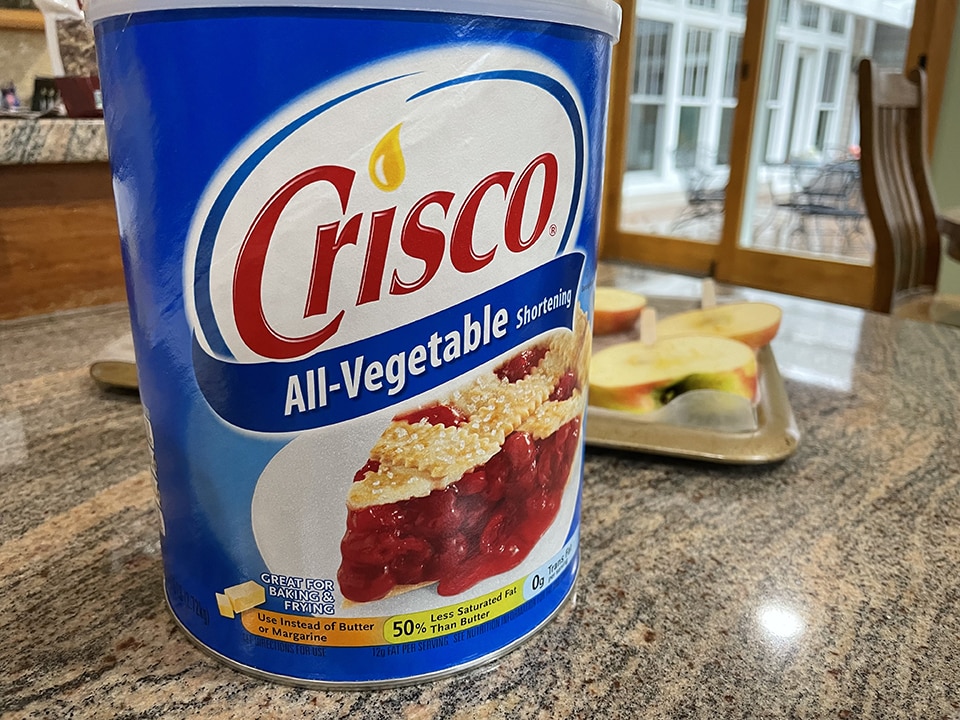 Big ol tub of Crisco